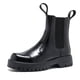 thumbnail image 3 of Botas de hombre estilo Chelsea botines negros trabajo de invierno botines de cuero de caña alta más botas de lana para motocicletas C1175, 3 of 5