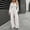 White, variant on BRGZLK Women Sweatsuit Set 2 Piece Outfit Fall Winter Casual Long Sleeve Zip Up Slim Fit Hoodies Sweatshirt and Wide Leg Sweatpants Lounge Set for Daily Workout Outgoing Gray L