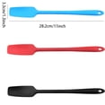 thumbnail image 2 of Silicone Jar Spatulas with Long Handle,Bexikou 3 Pack Jam Spreader Rubber Spatula,Heat Resistant Non-Stick Silicone Scraper Small Spatulas for Baking and Cake Icing Kitchen Use, 2 of 7