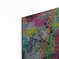 thumbnail image 2 of Luxe Metal Art 'Colorful Denial' by David Drioton, Metal Wall Art, 24"x36", 2 of 7