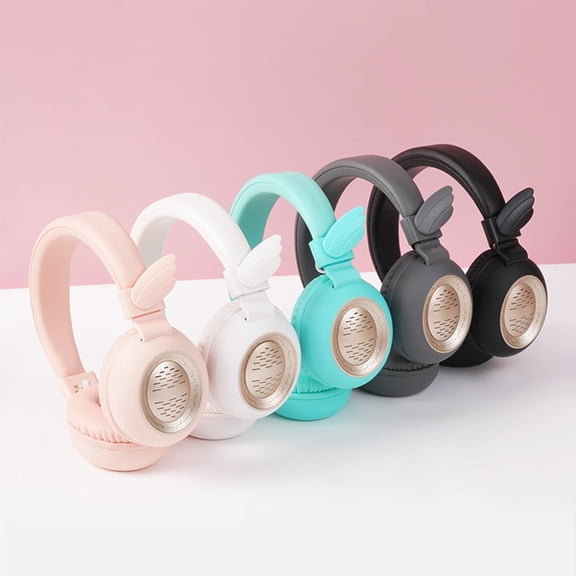 RFUGUG Wireless Bluetooth Over-Ear Headset with Superior Sound, Lightweight Design and Ultra-Long Playtime for Studying, Reading, Music & Gaming