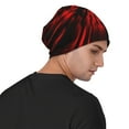 thumbnail image 4 of Gaeub The Red Head Skull Print Beanie Hats for Men Women,Winter Caps,Knit Cuffed Beanie,Cuffed Cap,Great for Winter Activities, 4 of 7