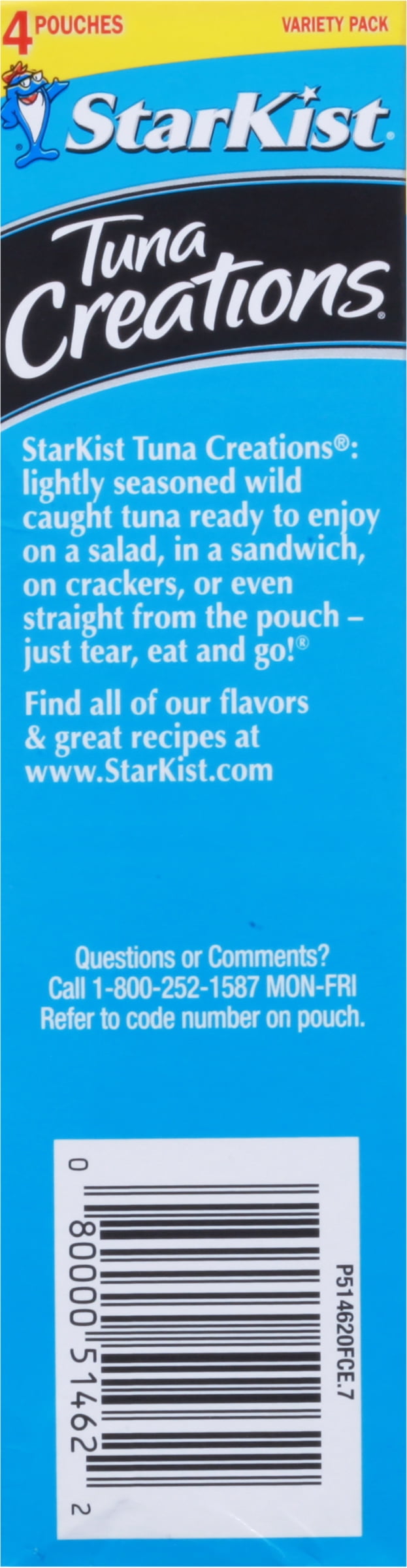 StarKist Tuna Creations® Variety Pack - 2.6 oz Pouch (4-Pack)