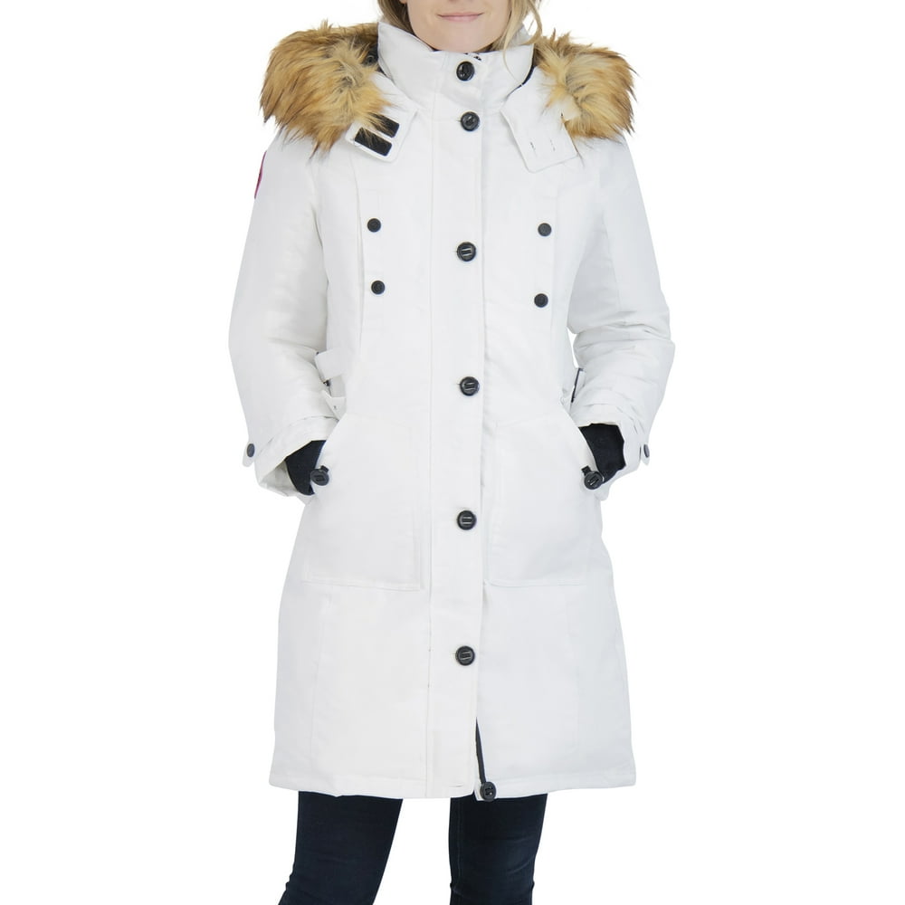 Canada Weather Gear Canada Weather Gear Women's Faux Fur Hooded Parka