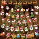 thumbnail image 2 of Merry Christmas Holiday Party Garland Banner Hanging Ornaments New Year Paper Flag Banners Santa Claus Snowman Xmas Tree Decor, 2 of 5