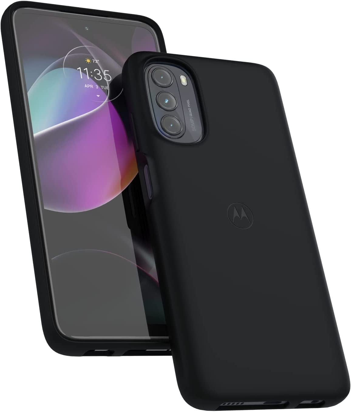 aardbeving Clan Schaar Motorola Moto G 5G (2022) Protective Case- Black- Precision Fit, Stylish,  Shock Absorbing Phone Cases [NOT for G 5G (2020) Version] - Walmart.com
