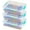 6 Qt. - 3 Pack, variant on IRIS USA 2 Qt. Plastic Storage Bins Containers with Lids, 6 Pack, Small Sensory Bin, Craft Storage, Craft Organizers & Storage, Organizing Container for Home, Office & Art Supplies, Stackable, Clear