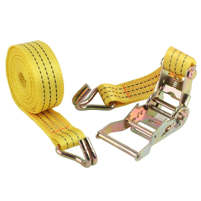 Ceintures de Tensionnement Mobiles Sangles de Cargaison Réglables Attache à Rochet Ceintures de Fixation de Sac de Bagage (4M 13.1ft)