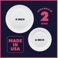 thumbnail image 3 of shiyou-Small Paper Plates - [200-Pack] - (6-Inch Round) - Lightweight Uncoated 6 Inch Disposable Paper Plates - for Crafts, Events, Projects, Dry Foods & General Use, 3 of 4