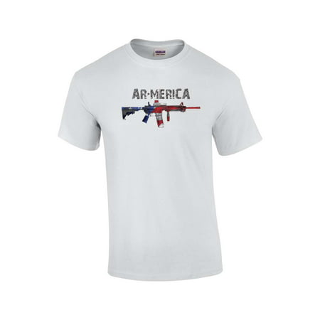 AR-Merica Assault Rifle Adult T-Shirt (Best Assault Rifle 2019)