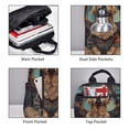 thumbnail image 3 of Yiaed Tree Meditating Golden Retriever Print Lightweight Backpack Travel Backpacks Hiking Daypack for Women Men, 3 of 5
