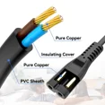 thumbnail image 5 of 5ft AC Power Cord for Crockpot Luck Crock Food Warmer Model: CPSCW31-B, 5 of 5