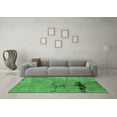 thumbnail image 3 of Ahgly Company Indoor Rectangle Oriental Emerald Green Industrial Area Rugs, 8' x 12', 3 of 4