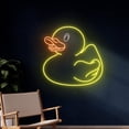 thumbnail image 2 of Handmadetneonsign Duck Neon Light, Duck Led Light, Duck Led Sign, Personalized Duck Neon Sign, Wall Décor, 2 of 5