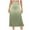 Army Green, variant on Summer Saving! Ashirexll Summer Skirts for Women, High Waisted Skirts for Women, Elegant and Fashion Women High Waist Straight Skirt Summer Casual Slit Long Skirt