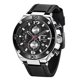 thumbnail image 1 of Reloj de hombre con movimiento de cuarzo, cronógrafo para hombre, correa de piel y resistente al agua, estilo casual de negocios, 1 of 7