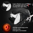 thumbnail image 3 of QJUHUNG 8L Reflective Rear Rack Bag - Waterproof Bike Saddle Panniers with Secure Attachment  Ample Storage  and Comfortable Shoulder Strap - Ideal for Daily Commuters and Long-Distance T, 3 of 7