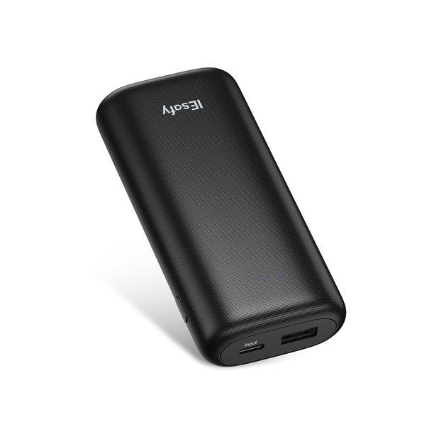 IEsafy Mini Power Bank 10000mAh LED Display Fast Charging Portable Charger for iphone Samsung Mobile Cellphone