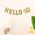 thumbnail image 2 of kurtrusly 1pcs Set Letter Banner Customizable Banner Kit For Decor Letters Personalized Banner Decor Personalized Banners For Parties Gold 16.4ft, 2 of 6