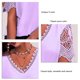thumbnail image 3 of Blusa de manga corta para mujer, cuello en V, encaje lindo, Color puro, moda, transpirable, informal, para ir de compras, citas, oficina, 3 of 5