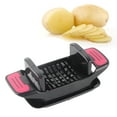 thumbnail image 1 of Onion Cutter, Time Saving 22x10x8.5cm Durable Stainless Steel + ABS Food Cutter, Multipurpose Easy To Operate For Home Onions, Carrots, Apples, Cheese, 1 of 8
