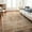 Light Sage, Tan, Sage / Cress, variant on Hauteloom Cress Living Room, Bedroom Area Rug - Brown, Orange - 7'10" x 10'3"