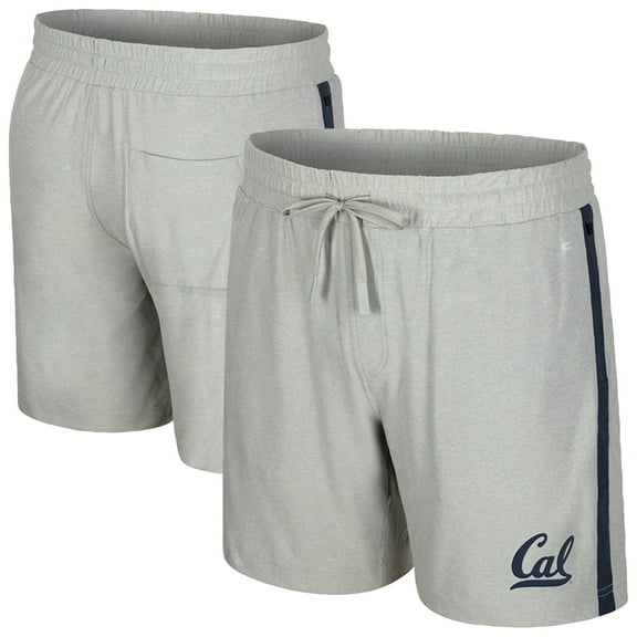Men's Colosseum Gray Cal Bears Mac Shorts