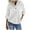 White, variant on Sherpa Hoodies for Women Fall Winter Cozy Warm Lightweight Button Pullover Plain Hooded Fleece Sweater Fuzzy Tops (L, Red)