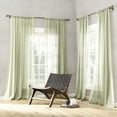 thumbnail image 5 of Archaeo 100% Cotton Sheer Curtain, 50"x96", Moss Green, 5 of 8
