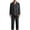 Black, variant on Ecqkame Cotton Pajamas for Men Set Plaid Long Sleeve Lapel Button Down Tops Elastic Waist Pants Casual Comfy 2 Piece Sleepwear Sets Navy XL