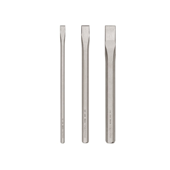 TEKTON Long Cold Chisel Set, 3-Piece (1/2, 3/4, 1 in.) | 66506