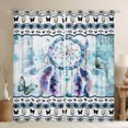 thumbnail image 1 of YST Rideaux Occultants Attrape-Rêves Bohème pour Filles Femmes Rideaux et Draperies Bleu Ombré, Rideaux Boho Aztèques à Rayures Chic Papillon Rideaux Occultants, Draperies de Fenêtre Esthétiques Dégradées, 1 of 6