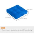 thumbnail image 3 of Indoor Outdoor 2 Chair Cushion with Button Tufted, for Patio, Navy Blue, 3 of 10