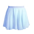 thumbnail image 2 of Alvivi Girl's Ballet Dance Wrap Skirts Circular Chiffon Pull-On Skirt Ballerina Gymnastic Dancewear Light Blue 12-15, 2 of 5