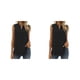 thumbnail image 2 of Blusa sin mangas Qarigey holgada de poliéster color sólido para mujer, 2 of 6