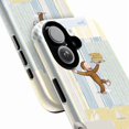thumbnail image 2 of Curious Monkey Pancake Stack Phone Case – Blue & Yellow Stripes with Sailboats, John 13:7 Bible Verse – Fits iPhone 11 12 13 14 15 16 Pro Max Mini Plus, 2 of 6