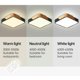 thumbnail image 3 of Lámpara de techo LED empotrada para interiores contemporáneos, diseño minimalista con 3000 lúmenes y función impermeable para áreas húmedas, 3 of 5