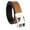 Beige, variant on Gelante Men's Genuine Leather Ratchet Dress Belt With Automatic Sliding Buckle - Minimalistic Style-Trim to Fit G706-Black