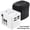 White, variant on European Travel Plug Adapter,AILKIN International Universal Travel Adapter Charging Block with Type C for Android for US to Europe EU Spain Italy France,White