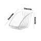 thumbnail image 3 of Bandeja organizadora de cocina de PET transparente: estante de almacenamiento multifuncional con diseño en capas para ahorrar espacio, se adapta a armarios y escritorios, 9,8 x 5,5 x 4,7 pulgadas, 3 of 6