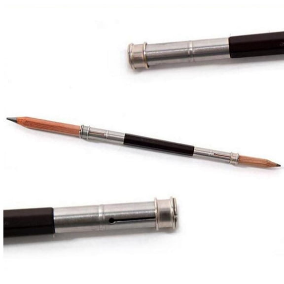 Art Makeup Pencil Extender Holder for Extending Short Stubs Lengthener Tool with Ergonomic Grip Design Universal Stationery Accessory