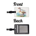 thumbnail image 4 of Silly Goose Funny Watercolor Faux Leather Travel Luggage Tag, 4 of 7