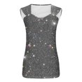 thumbnail image 4 of Puntoco Camisetas sin mangas para mujer Camiseta sin mangas con estampado de mujer Camiseta sin mangas suelta, 4 of 4