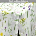 thumbnail image 4 of Floral Dog Crate Cover, Continuous Delicate Wild Flowers on Plain Backdrop, Easy to Use Pet Kennel Cover Small Dogs Puppies Kittens, 7 Sizes, Lime Green Violet, by Ambesonne, 4 of 6