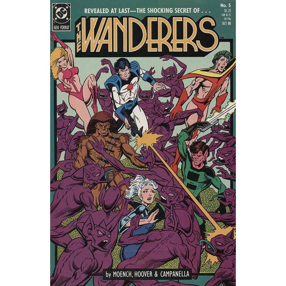 Wanderers, The #5 VF ; DC Comic Book