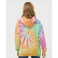 thumbnail image 3 of Colortone Tie Dye Cloud Fleece Hoodie for Women and Men, Eternity, 3X-Large, 3 of 5