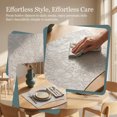 thumbnail image 4 of Unique Bargains Set of 6 Place Mat Faux Leather Table Placemats Washable Gray 19x12in, 4 of 7