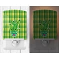 thumbnail image 2 of Cactus Striped Plaid Ceramic Night Light, 2 of 2
