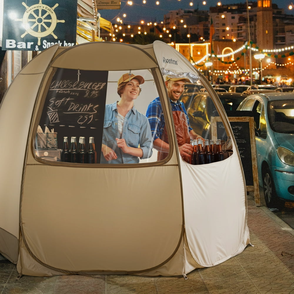 Alvantor Vendor Booth Tent Pop Up Gazebo Party Event Canopy 10X10 ft