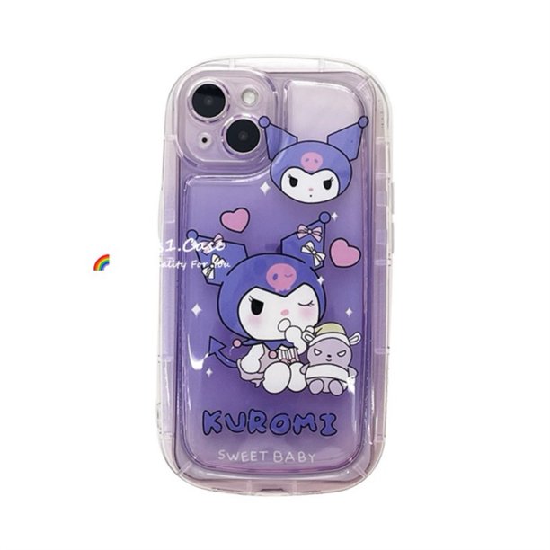 Carcasa Compatible Para iPhone 14 13 12 11 Pro Max X XR Xs 8 7 Plus SE 2020 Funda Para Teléfono Cute Cartoon Purple halo dye TPU Cubierta Trasera